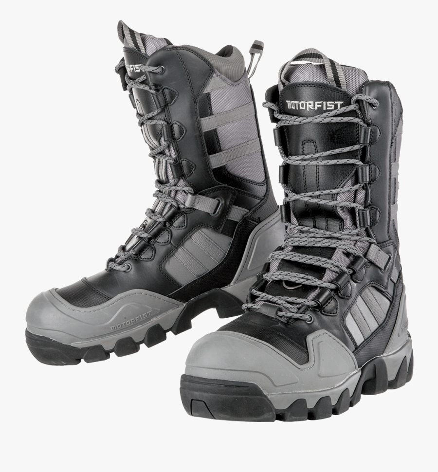 Transparent Hiking Boots Png - Motorfist Snowmobile Boots, Transparent Clipart