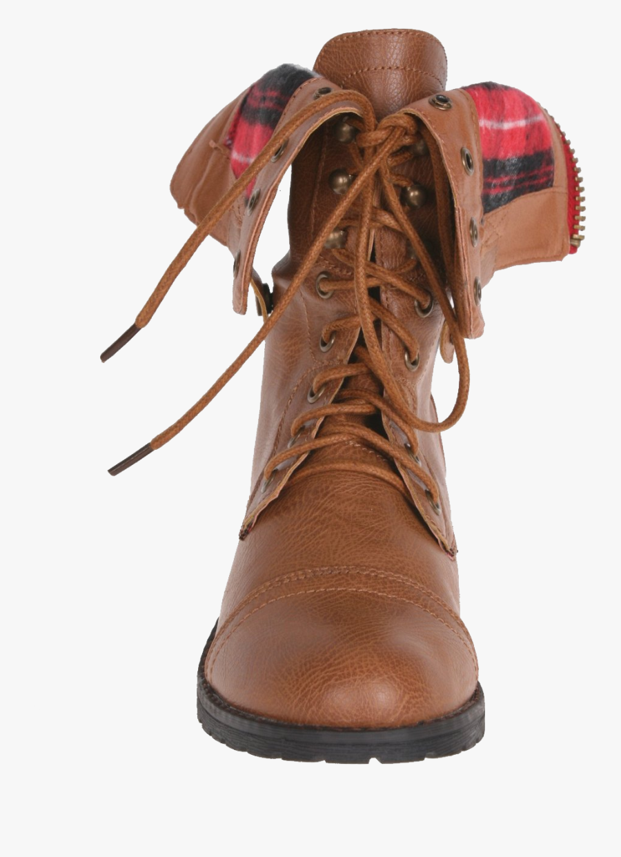 Brown Boots Png Image - Woman Shoes Front Png, Transparent Clipart