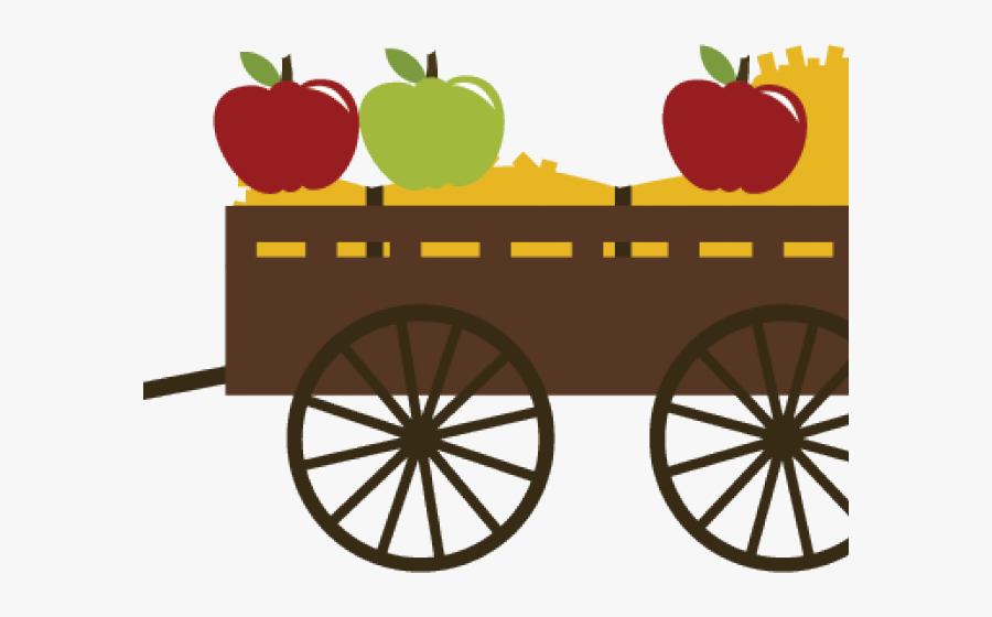 Pumpkins In A Wagon, Transparent Clipart
