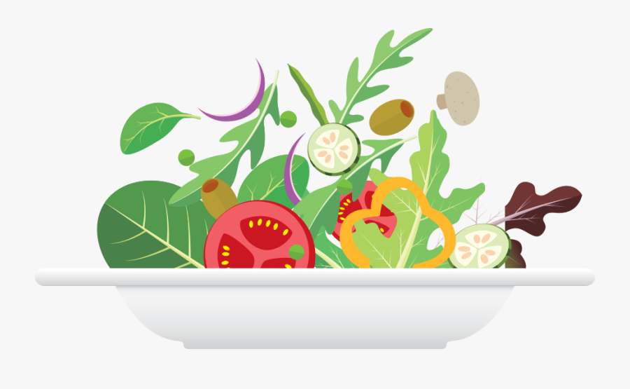 Salatteller Clipart, Transparent Clipart