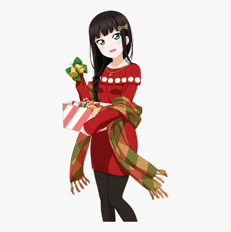 Kach Again Llsif Transparent Card Extracts Png Love - Dia Kurosawa Christmas, Transparent Clipart