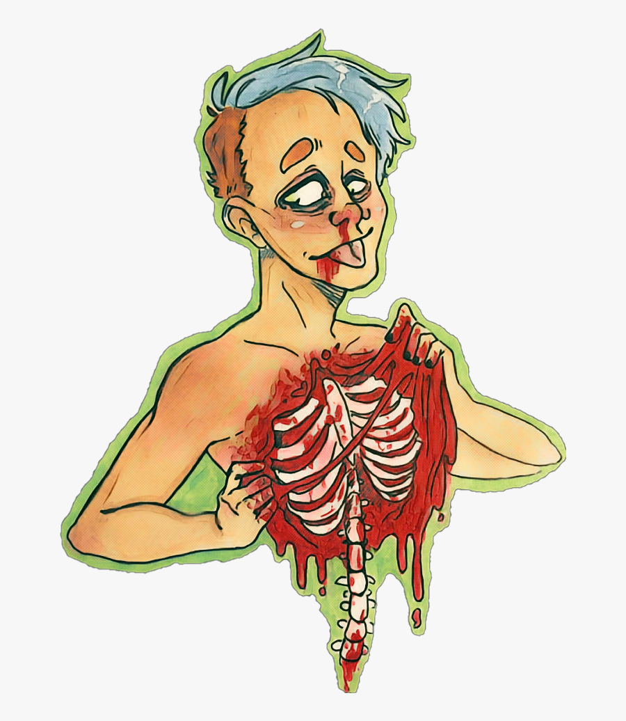 Transparent Ribs Clipart - Drawing Gore, Transparent Clipart