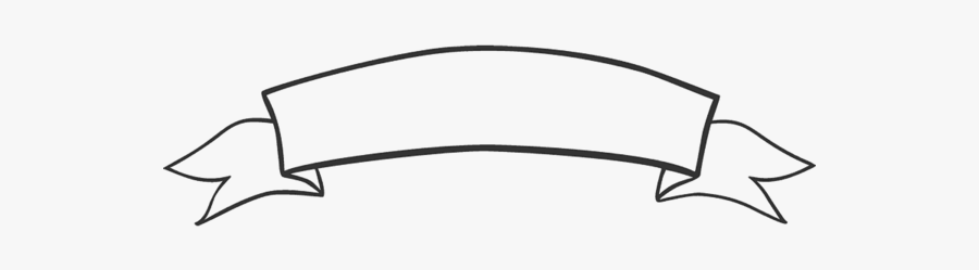 Hand Drawn Ribbon Rubber Stamp - Hand Drawn Ribbon Png, Transparent Clipart