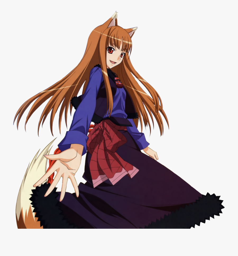 Transparent Wolf Clipart - Holo Spice And Wolf Anime, Transparent Clipart