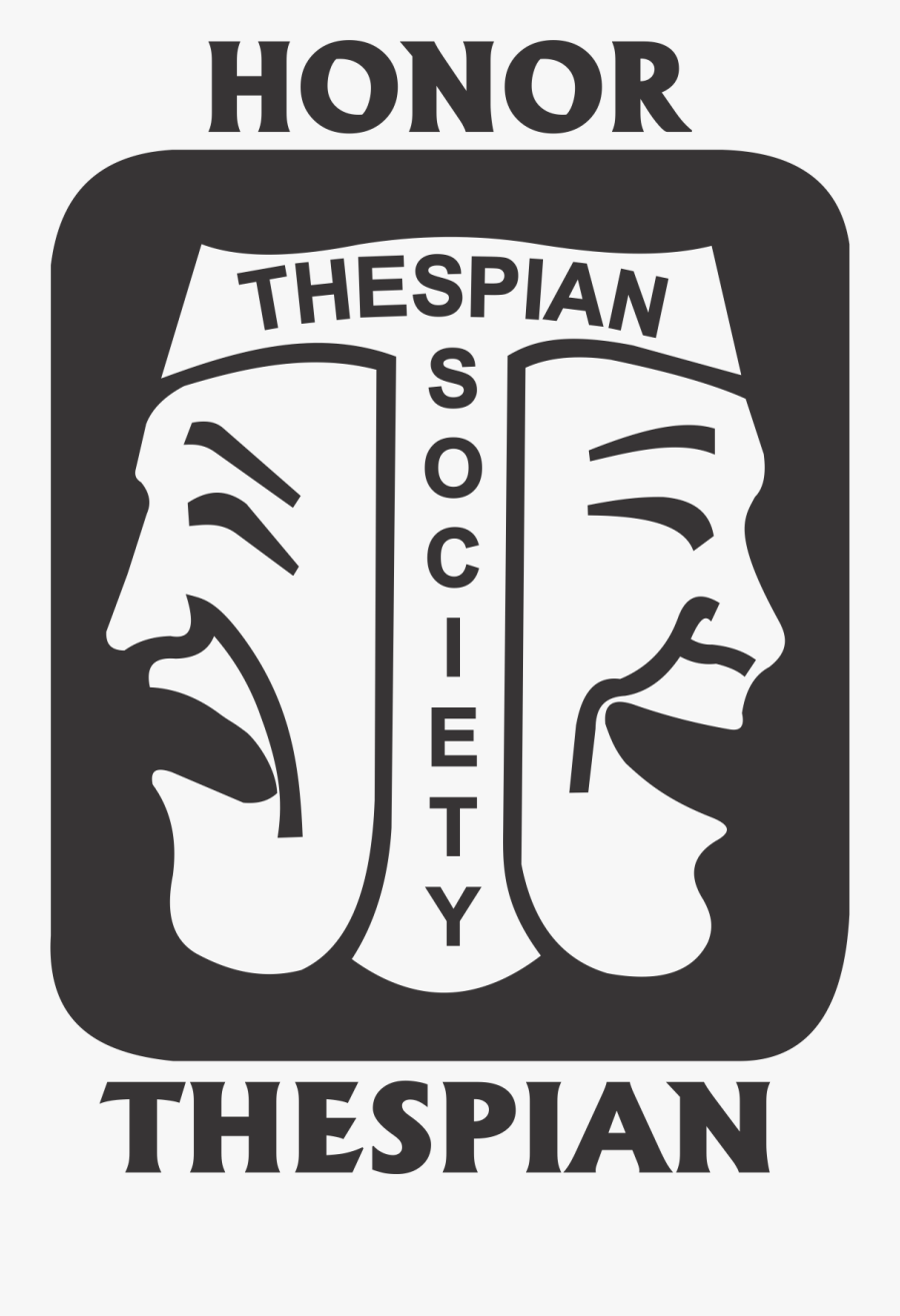 Thespian Honor Society - International Thespian Society, Transparent Clipart