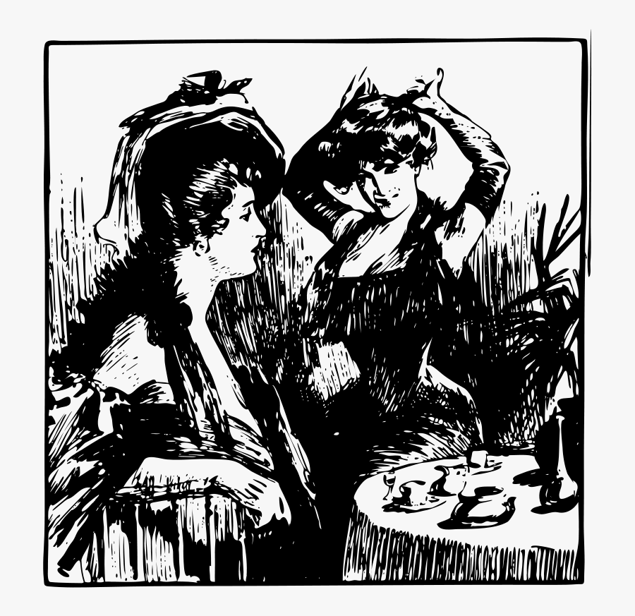 Society Ladies - Society, Transparent Clipart