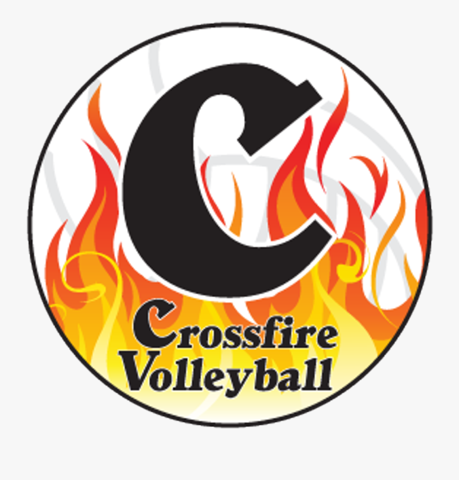 Crossfire Volleyball Logo - Crossfire Volleyball, Transparent Clipart