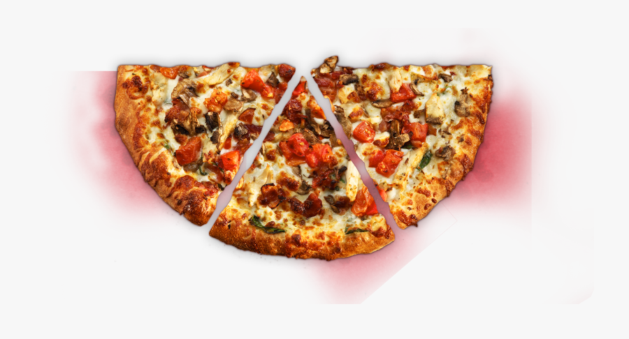 Transparent Pizza Toppings Clipart - Half Pizza Png, Transparent Clipart