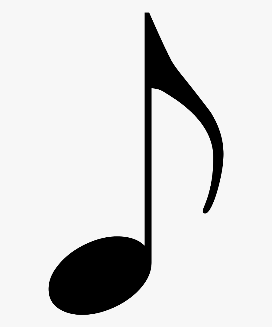 1 8 Music Note, Transparent Clipart