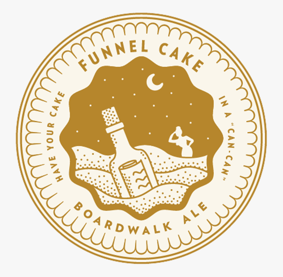 Forgotten Boardwalk"s Funnel Cake Beer - Wall Clock With Only Numbers, Transparent Clipart