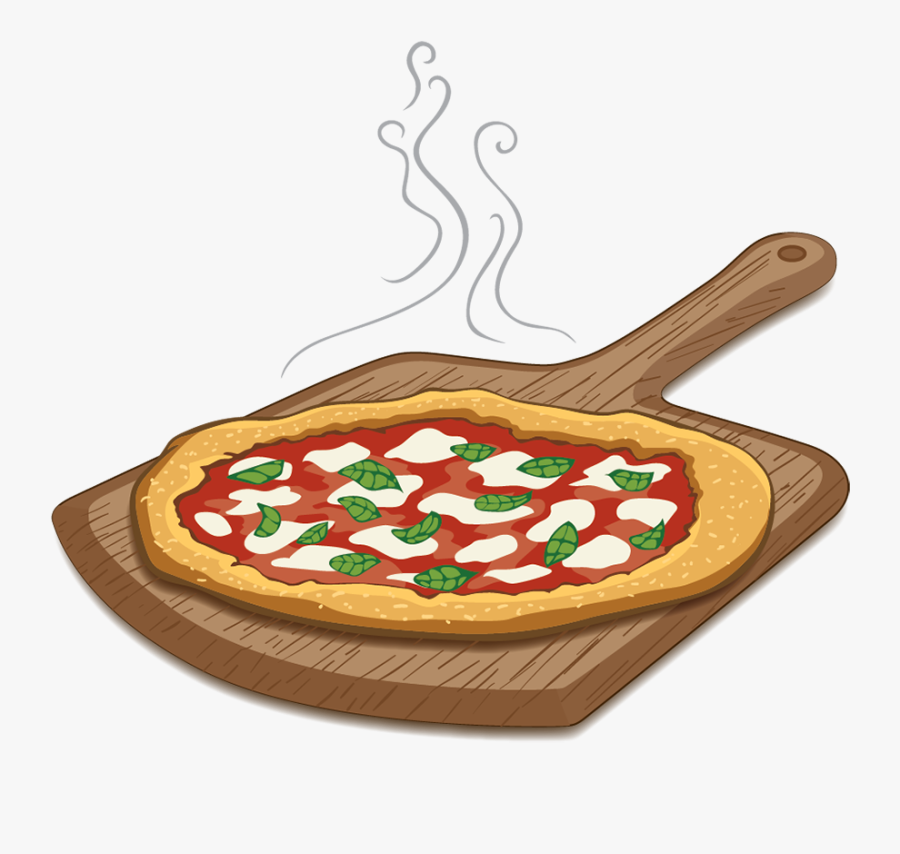 Transparent Funnel Cake Clipart - California-style Pizza, Transparent Clipart