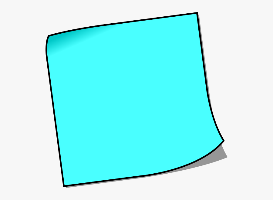 Blank Post It Clipart - Clipart Post It Notes, Transparent Clipart