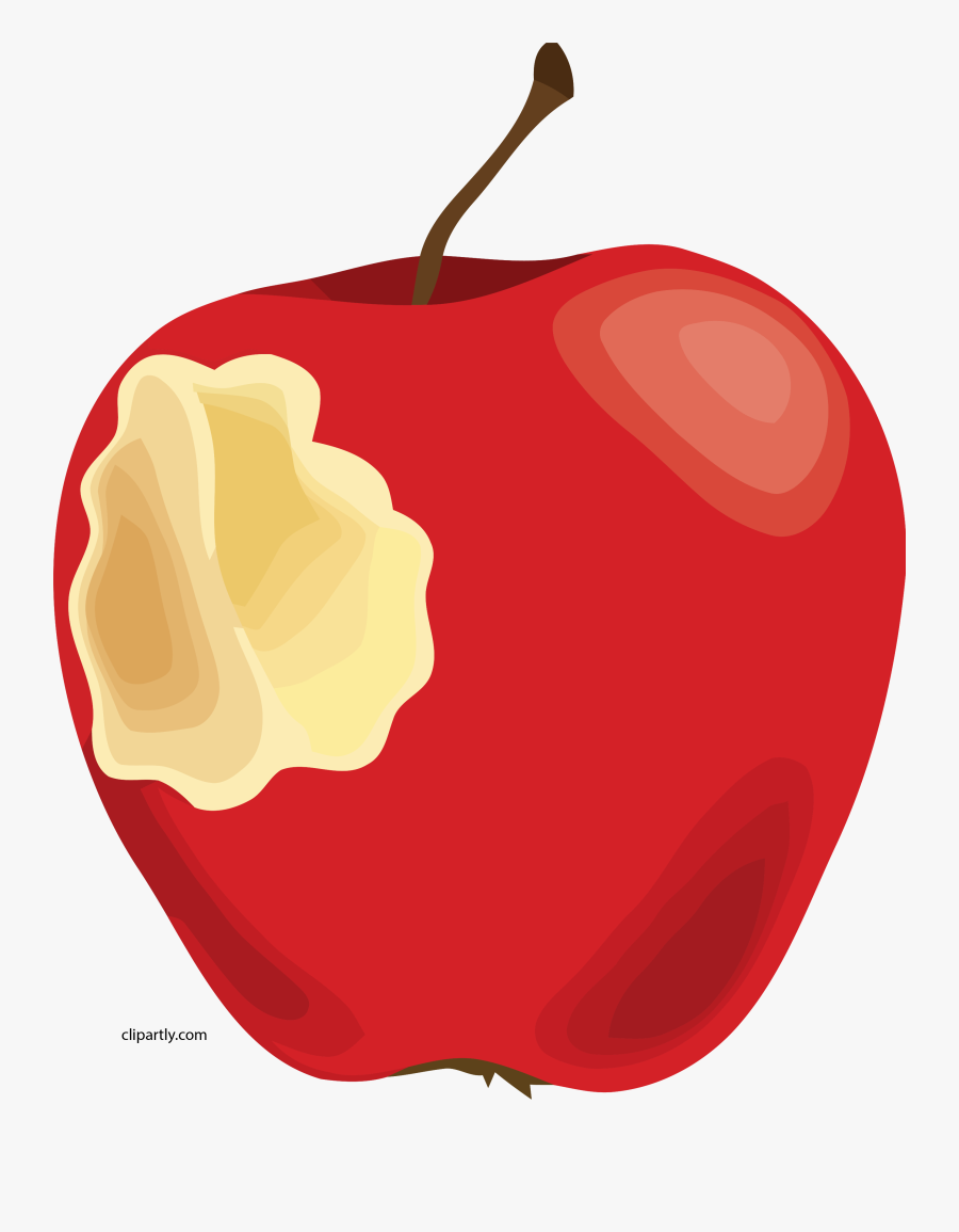 Snow White Apple Clip Art, Transparent Clipart