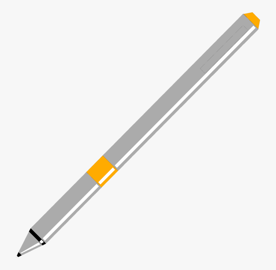 Pen Clipart Download Free - Orange, Transparent Clipart