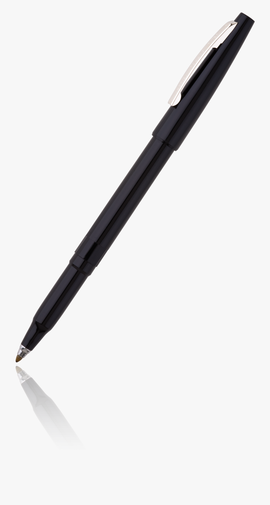 Black Pen, Transparent Clipart