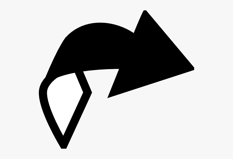 Redo Icon Clip Art At Clker - Redo Clipart Black And White, Transparent Clipart