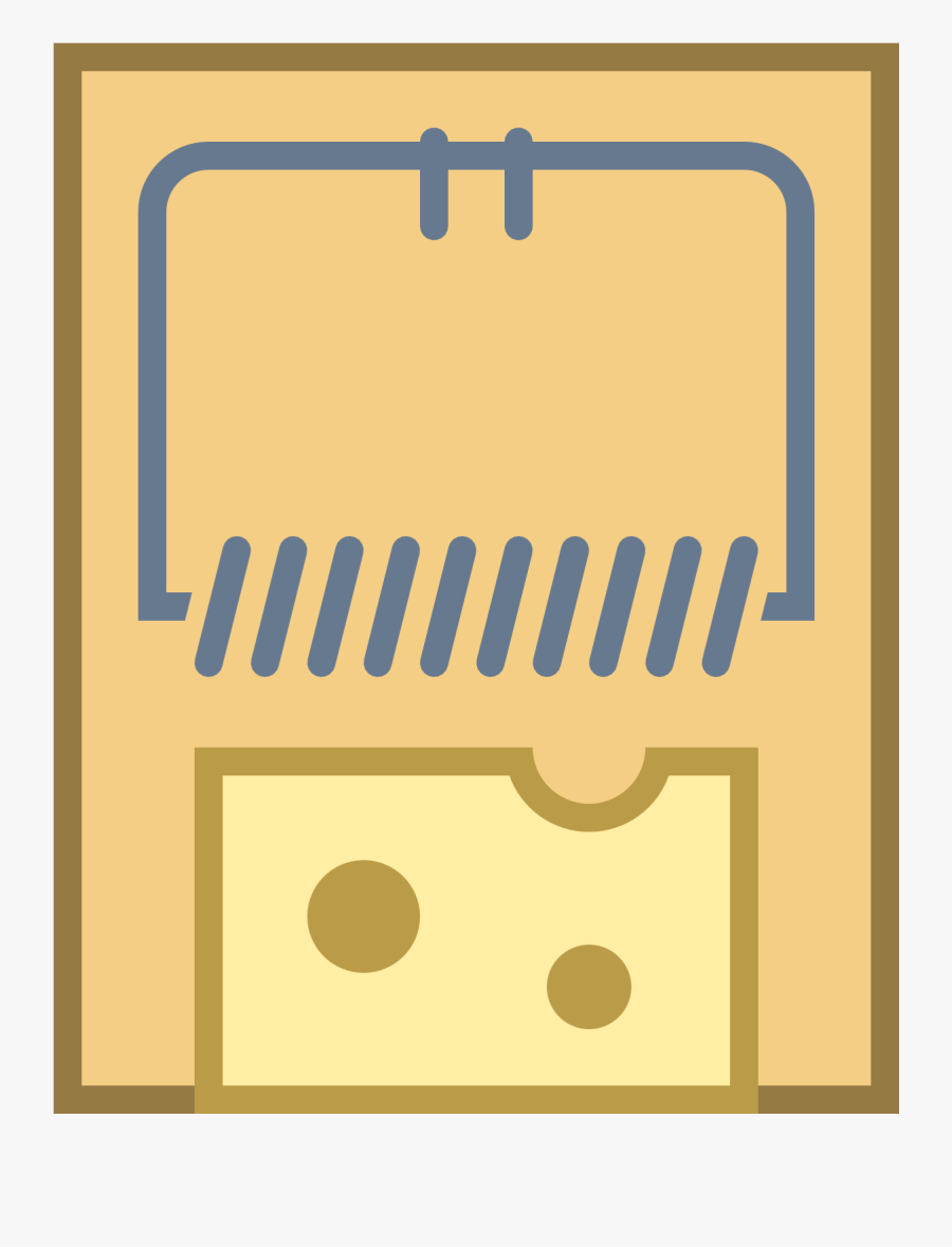 28454 - Mousetrap Icon, Transparent Clipart