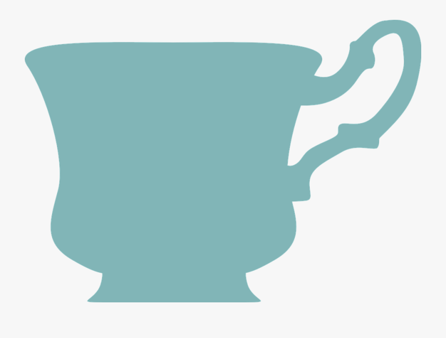 Coffee Cup, Coffee, Cup, Blue, The Dish, Dishes, Tea - Teacup Silhouette Transparent Background, Transparent Clipart