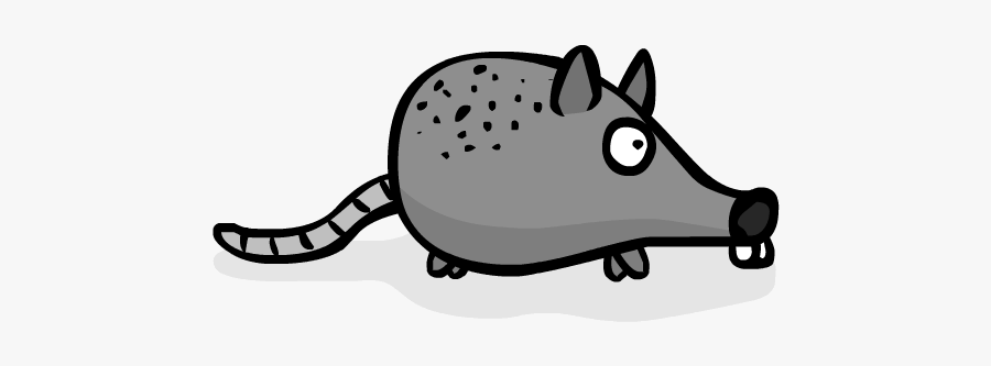 Rat - Cartoon, Transparent Clipart