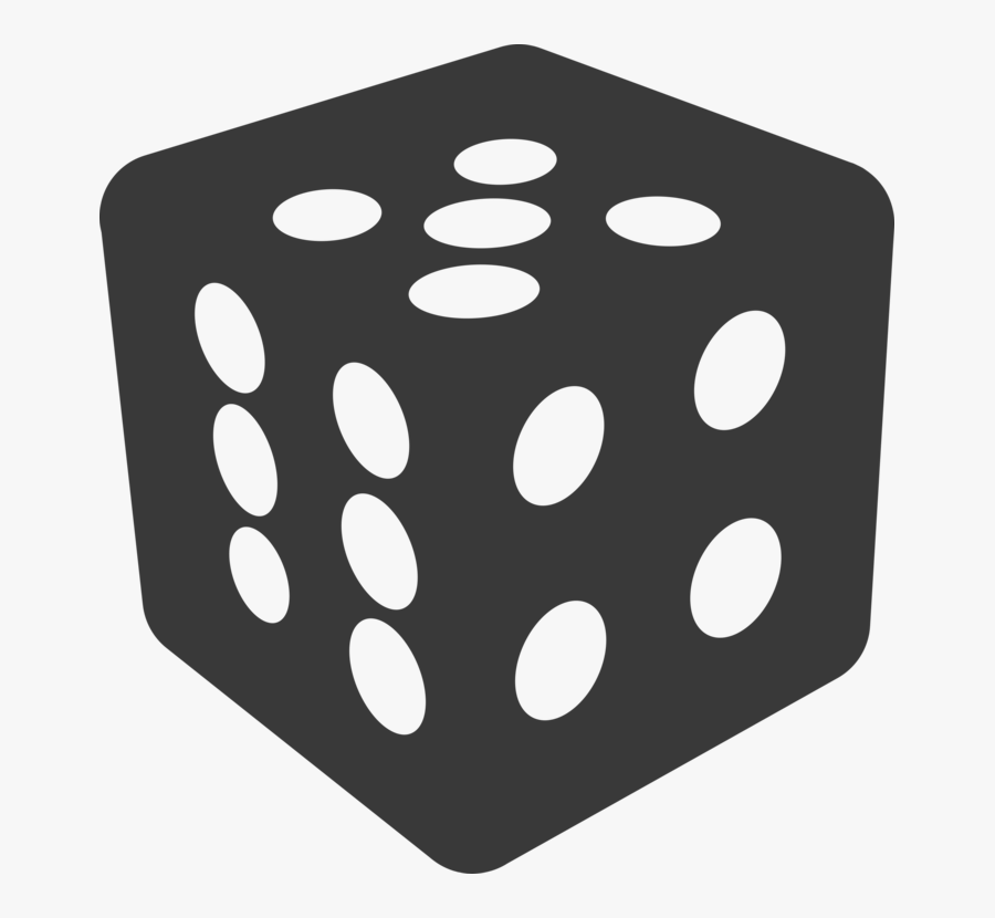 Angle,dice,dice Game - Black Dice Vector Png, Transparent Clipart