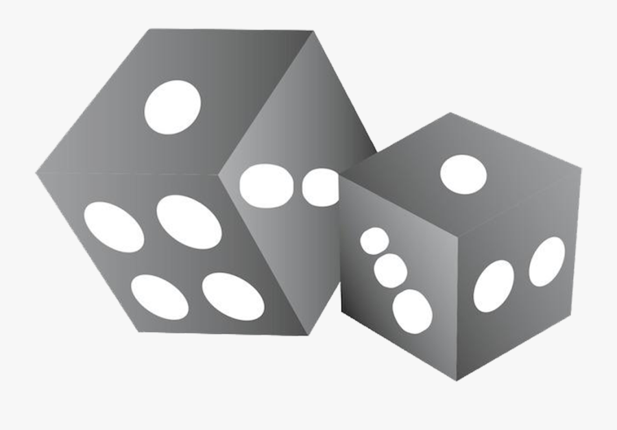Clip Art Grayscale Gray Simple Transprent - Grayscale Dice, Transparent Clipart