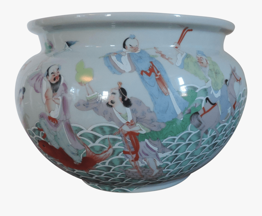 Porcelain Fish Bowl - Ceramic, Transparent Clipart
