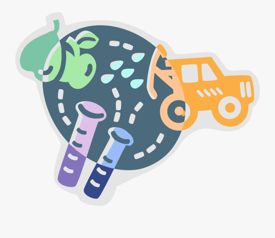 Vector Illustration Of Genetic Engineering With Genetically - Genetic Engineering Vector Png, Transparent Clipart