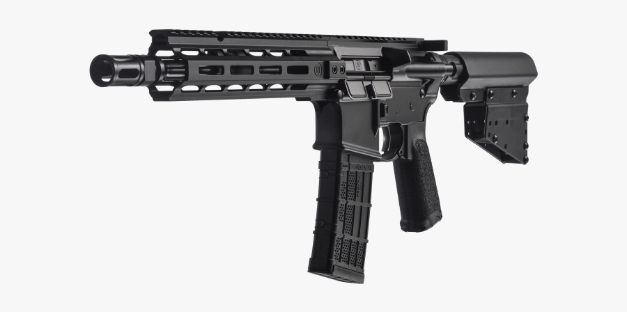 Machine Gun Transparent Png - Midwest Industries Rail 308, Transparent Clipart