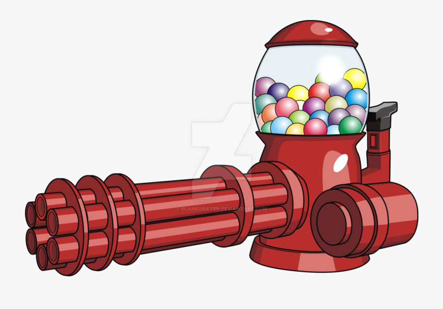 Planedrifter 10 4 Candy Machine Gun By Planedrifter, Transparent Clipart