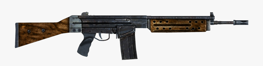Clip Art Assault Rifle Fallout Weapons - Fallout 3 R91, Transparent Clipart