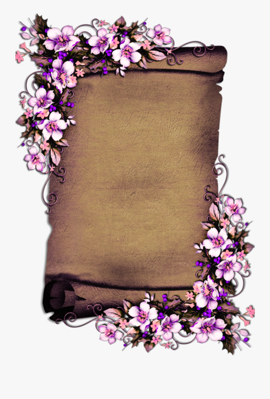 #parchment #paper #scroll - Blank Scroll, Transparent Clipart