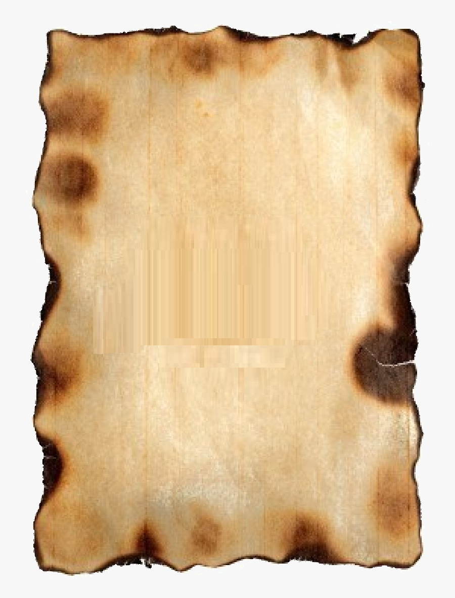 Clip Art Old Parchment Texture - Marco Hoja Quemada Png, Transparent Clipart