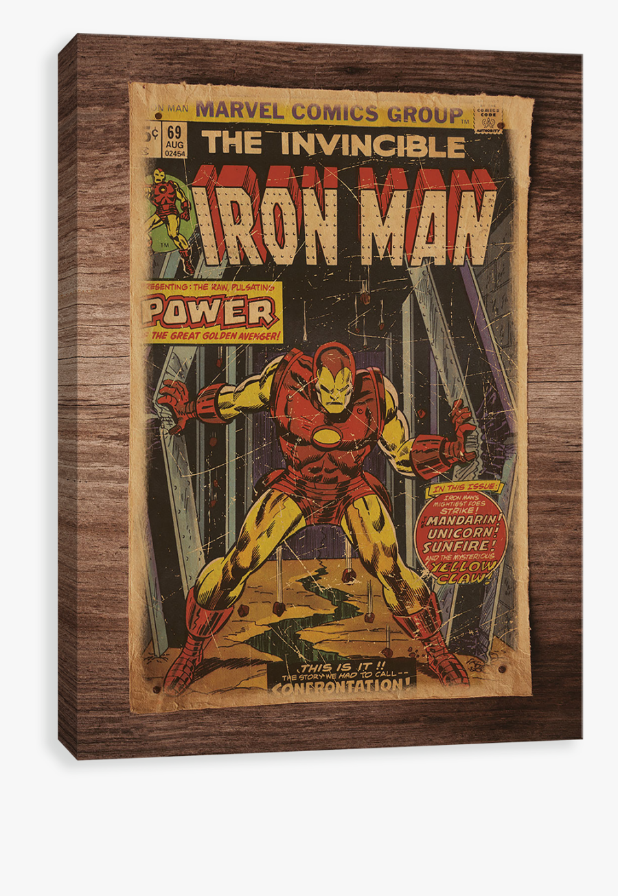 Clip Art Comic Parchment - Iron Man First Edition Comic, Transparent Clipart
