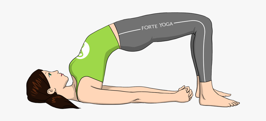 Setu Bandh Sarvangasana Yoga Png, Transparent Clipart