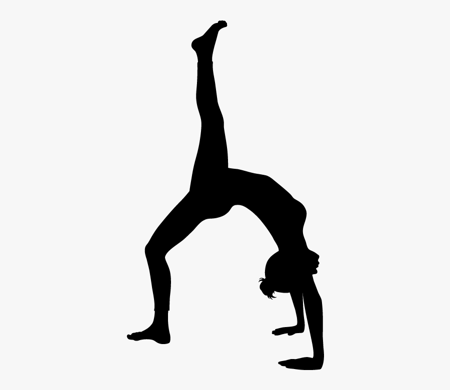 One Legged Bridge Yoga Pose Sticker - Yoga Poses Sticker, Transparent Clipart