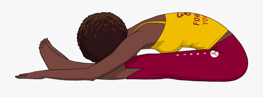 Seated Forward Fold Paschimottanasana - Упражнения Для Шпагата, Transparent Clipart