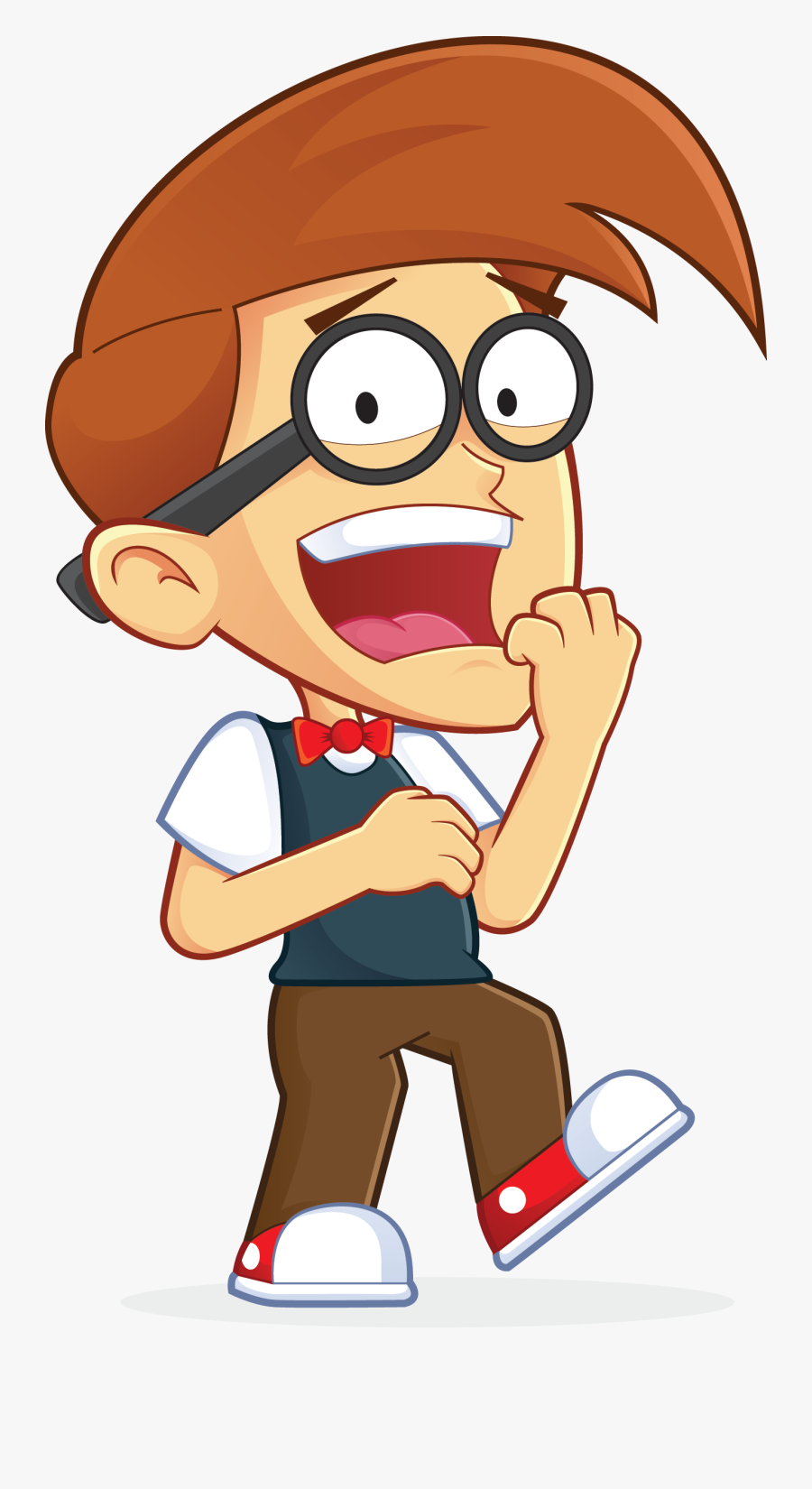 Shocking Clipart Boy - Man Excel, Transparent Clipart
