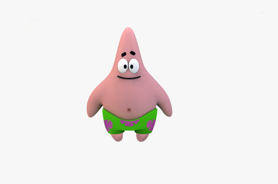 Transparent Patrick Meme Png - Patrick Star Surprised 3d, Transparent Clipart