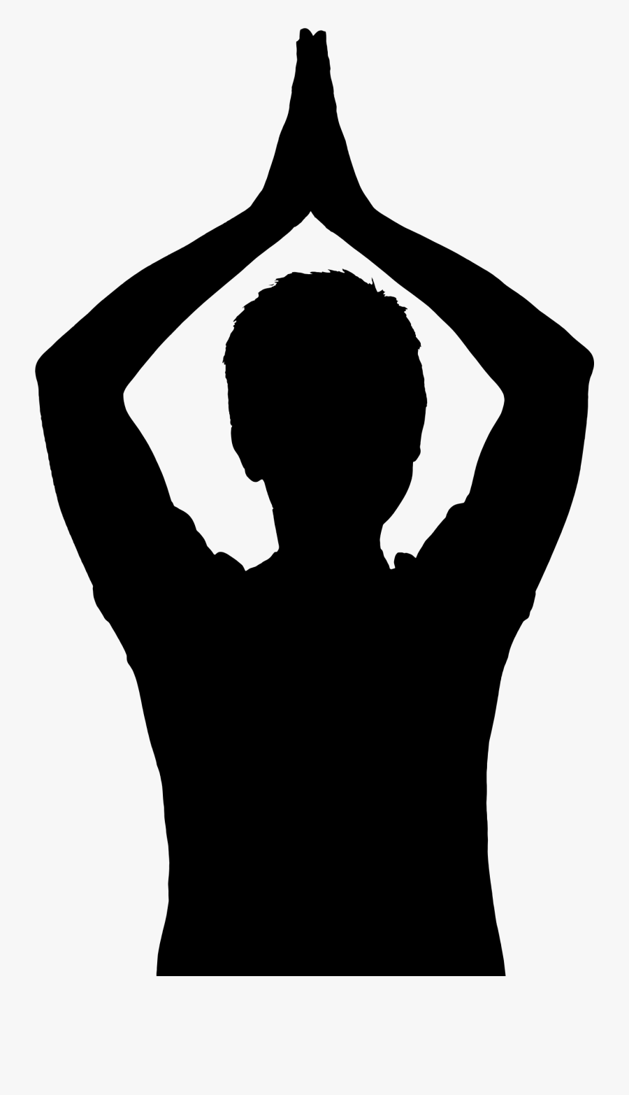 Female Yoga Pose Silhouette 2 Clip Arts - Yoga, Transparent Clipart