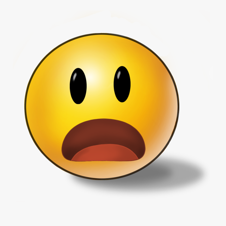 Shocked Emoticon - Emoji, Transparent Clipart