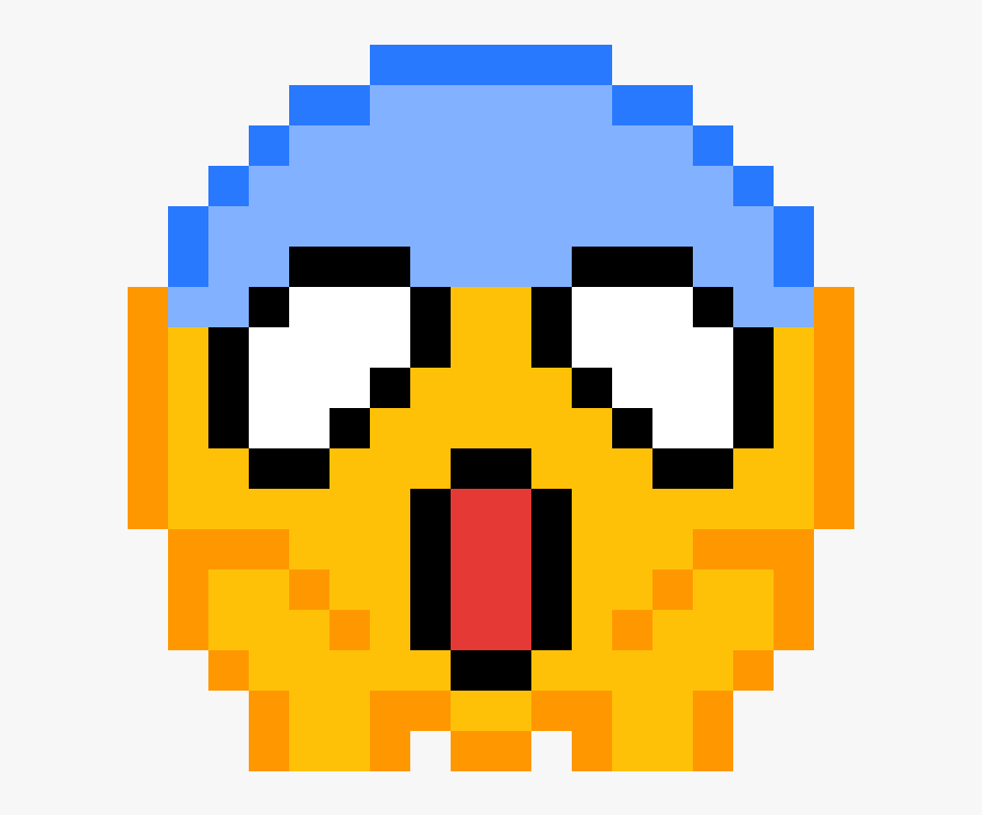 Pixel Art Emoji Faces Clipart , Png Download - Emoji Minecraft Pixel Art, Transparent Clipart