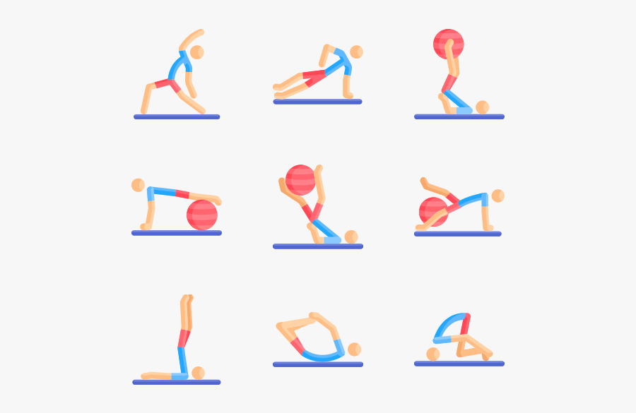 Pilates, Transparent Clipart