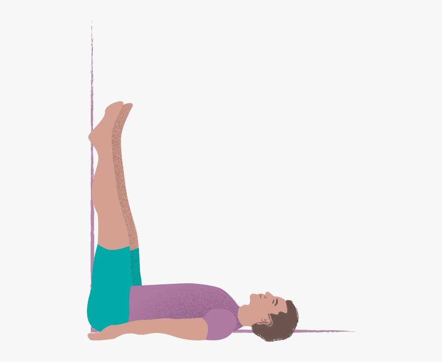 Vaparita Karani, A Yoga Pose Great Post-run - Press Up, Transparent Clipart