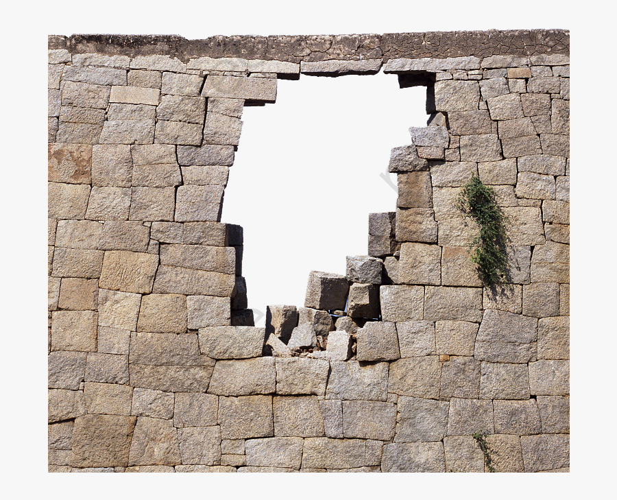 Transparent Brick Wall Clipart - Broken Wall Png, Transparent Clipart
