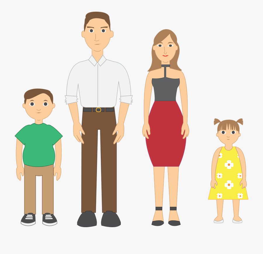 Members Of A Nuclear Family, Transparent Clipart