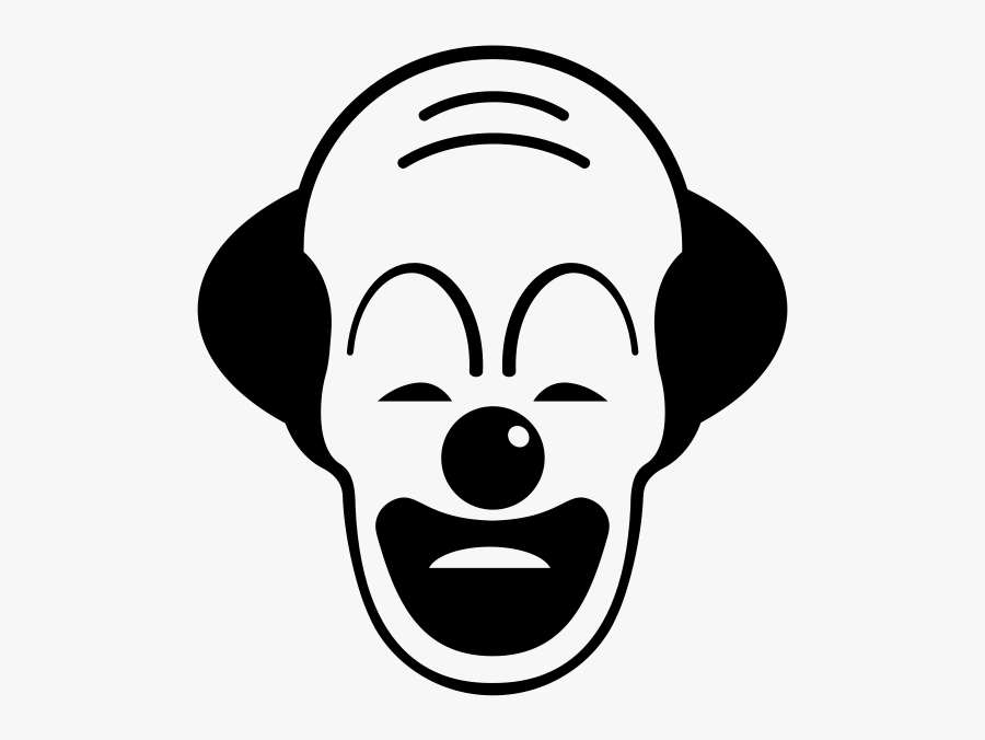 Clown Rubber Stamp - Clown Icon Png Transparent, Transparent Clipart