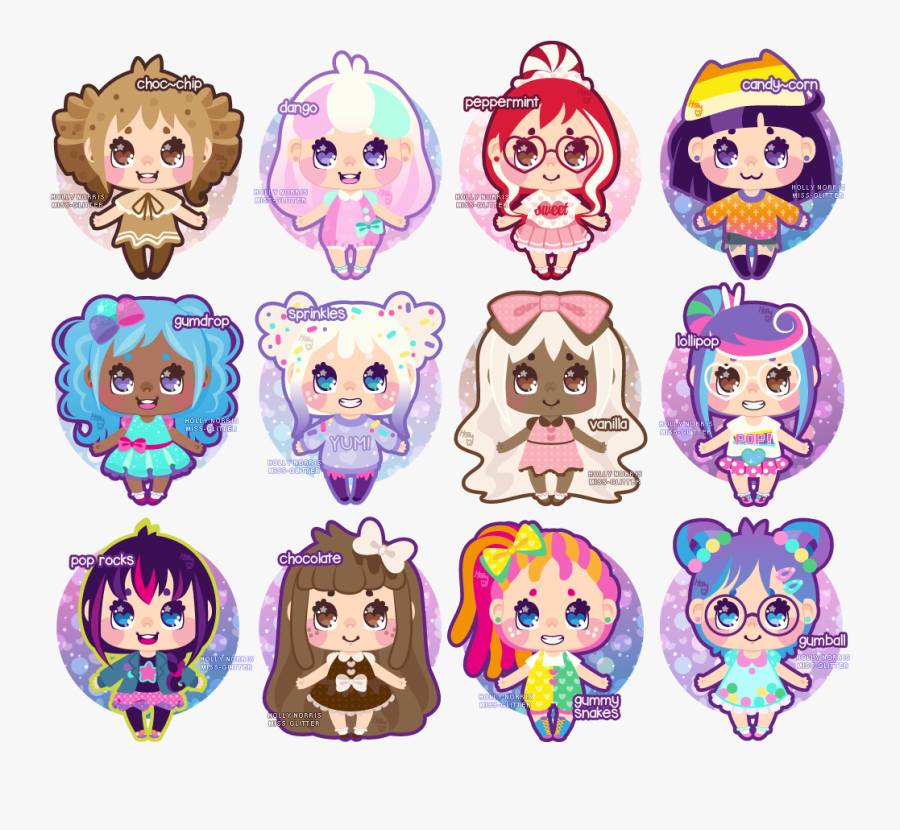 Candy Girl Adoptables - Cute Candy Girl Drawings, Transparent Clipart