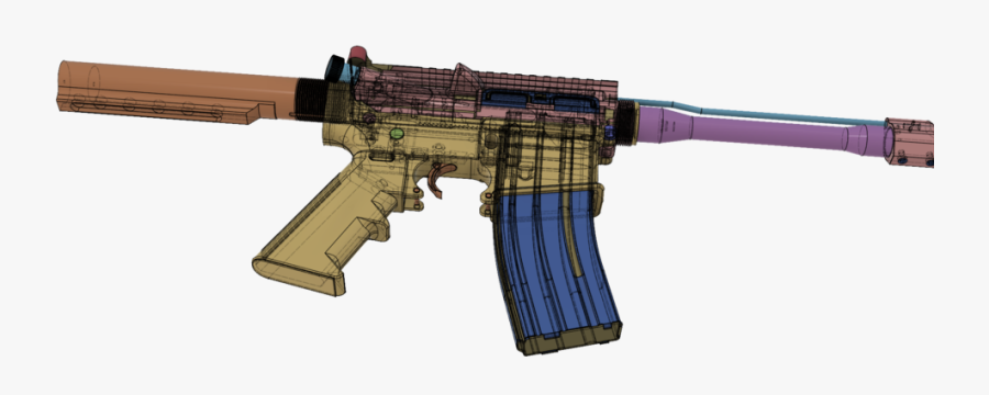 Compton Arms Ca Raptor Ar 15 Platform - Assault Rifle, Transparent Clipart