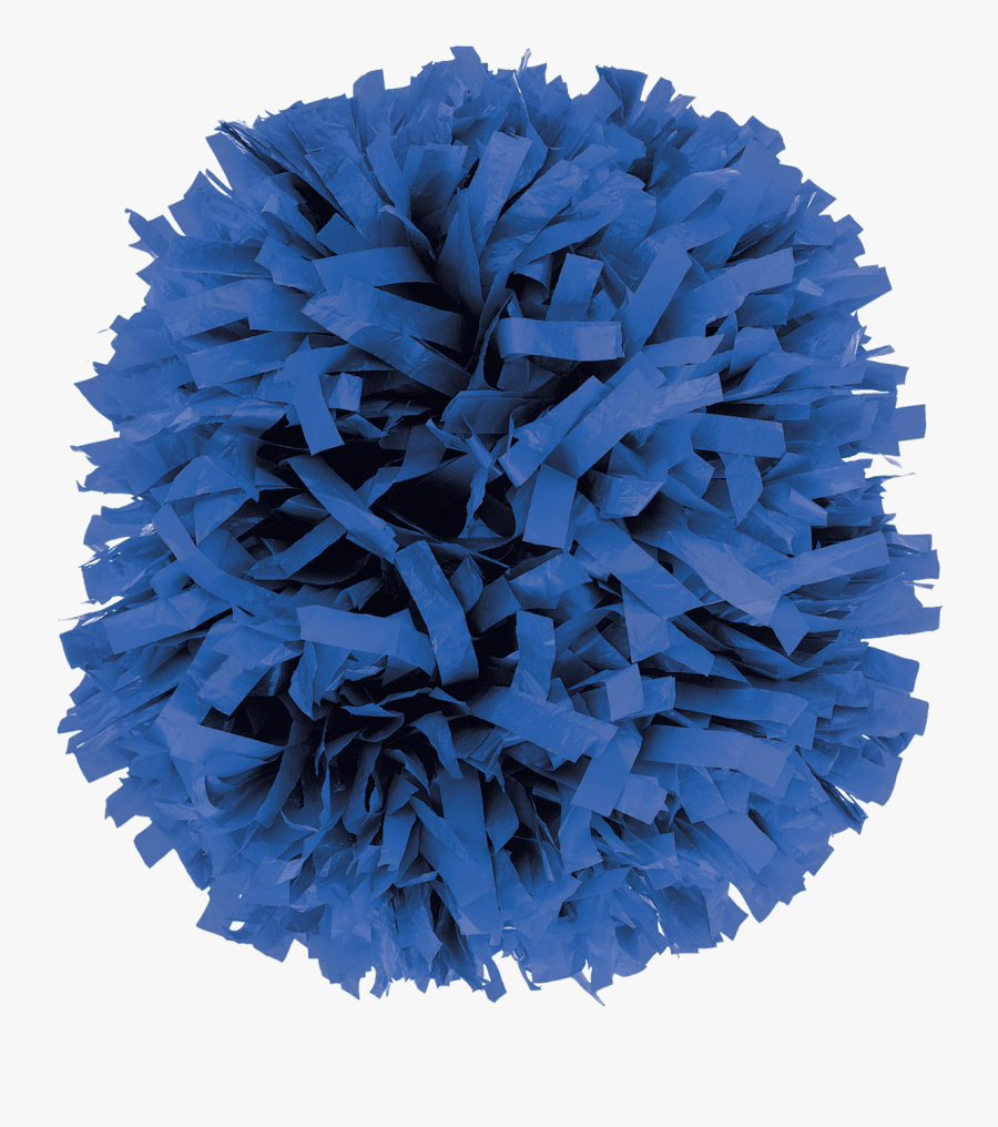 Blue Pom Poms - White Cheer Pom Poms, Transparent Clipart