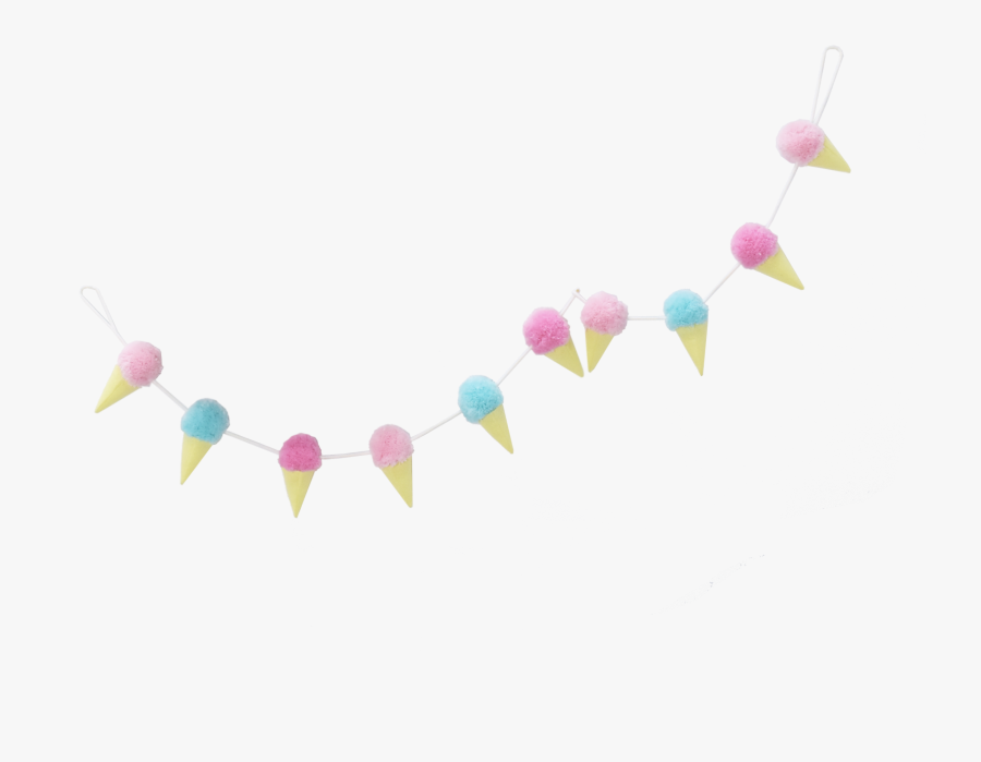 Lolli Living Page Ice - Pom Pom Garland Png, Transparent Clipart